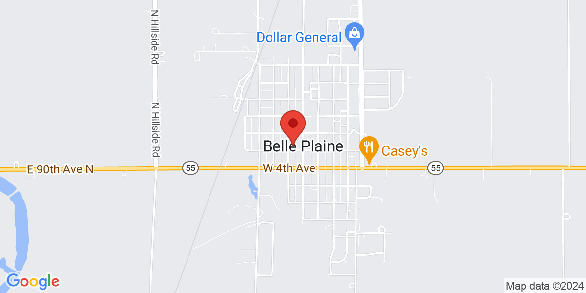 Map of Belle Plaine Public Library